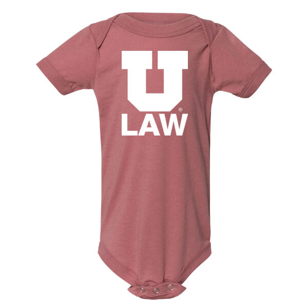 U Law - Infant Triblend Short Sleeve One Piece Thumbnail