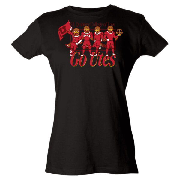 SJQ - Women's Fine Jersey Slim Fit T-Shirt Thumbnail