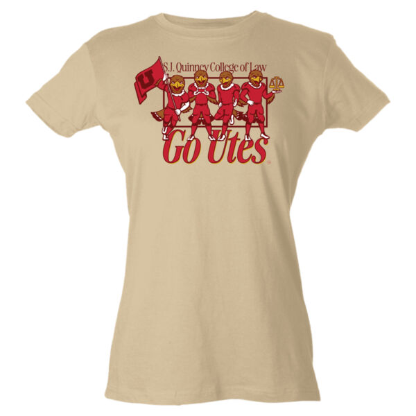 SJQ - Women's Fine Jersey Slim Fit T-Shirt Thumbnail