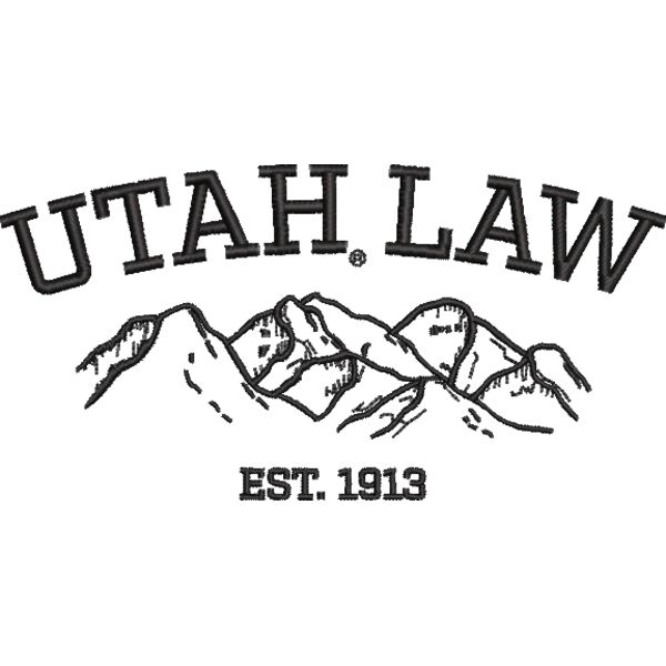 Utah Mountains Black Thumbnail