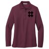 Ladies Silk Touch Long Sleeve Polo Thumbnail