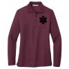 Ladies Silk Touch Long Sleeve Polo Thumbnail