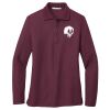 Ladies Silk Touch Long Sleeve Polo Thumbnail